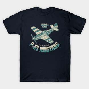 P-51 Mustang American Fighter Plane T-Shirt